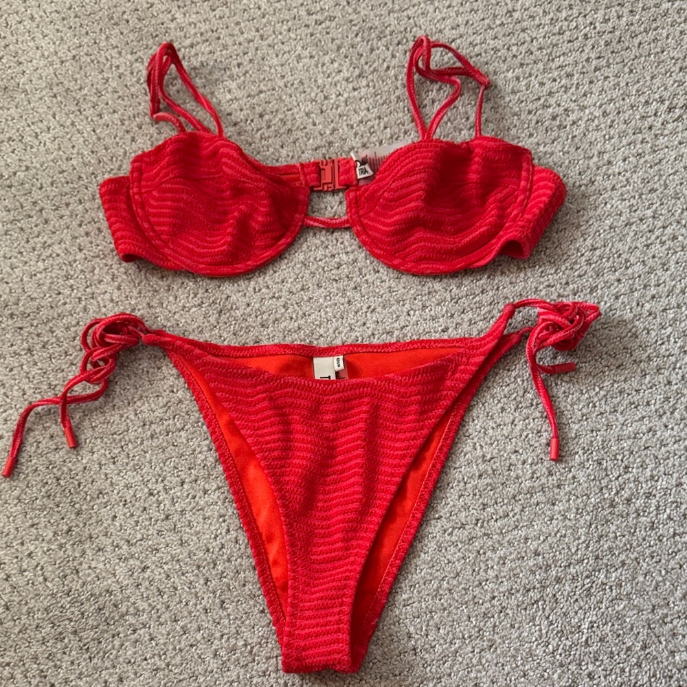 Triangl Swimwear Red Bikini